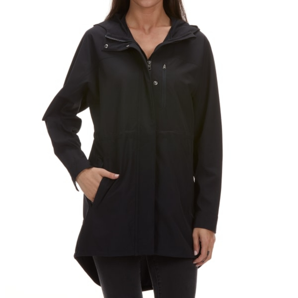 NWT Eastern Mountain Sports women's black Compass Anorak Jacket, Size M
